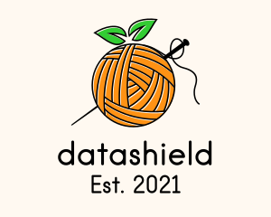 Tailoring - Orange Fruit Crochet logo design