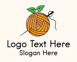 Orange Fruit Crochet  Logo