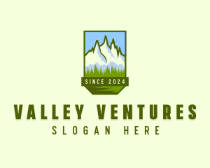 Arctic Mountain Valley  logo design