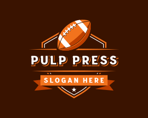 American Football Sports Team logo design