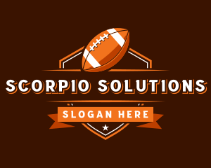 American Football Sports Team logo design