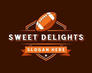 American Football Sports Team logo design