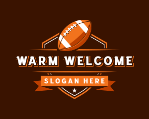 American Football Sports Team logo design