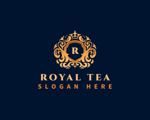 Royal Shield Crown logo design