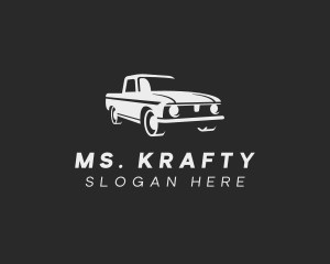 Car Pickup Transport Logo