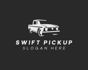 Pickup - Car Pickup Transport logo design