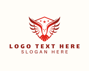 Veteran - United States Eagle Military logo design