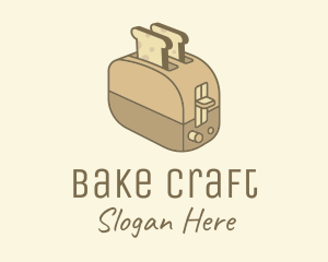 Brown Bread Toaster logo design