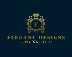 Ornate - Premium Ornate Crown Crest logo design