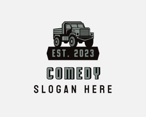 Cargo Truck Delivery Logo