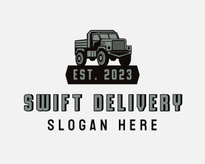 Cargo Truck Delivery logo design