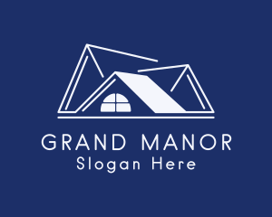 Real Estate Mansion logo design