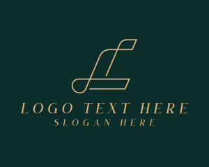 Letter Dk - Luxury Fashion Boutique logo design