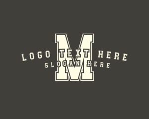 Team - Team Varsity Lettermark logo design