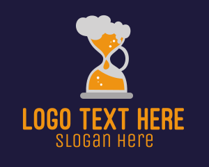Beer Hour Glass  Logo