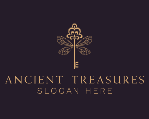 Elegant Key Wing logo design