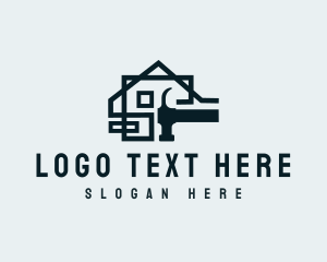 Fix - Hammer Nail House Construction logo design