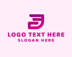 Modern Logistics Business logo design