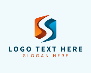 Corporate - Creative Media Hexagon Letter S logo design