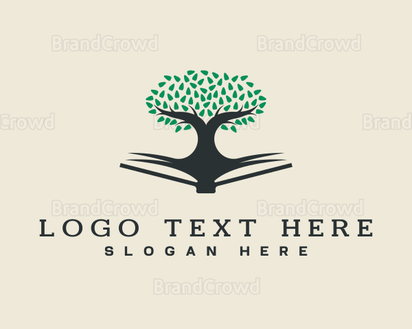 Educational Tree Book Logo