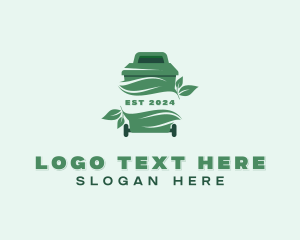 Recycling Bin - Eco Waste Trash Bin logo design