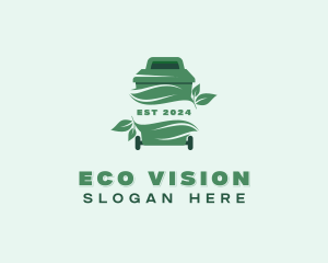 Eco Waste Trash Bin logo design