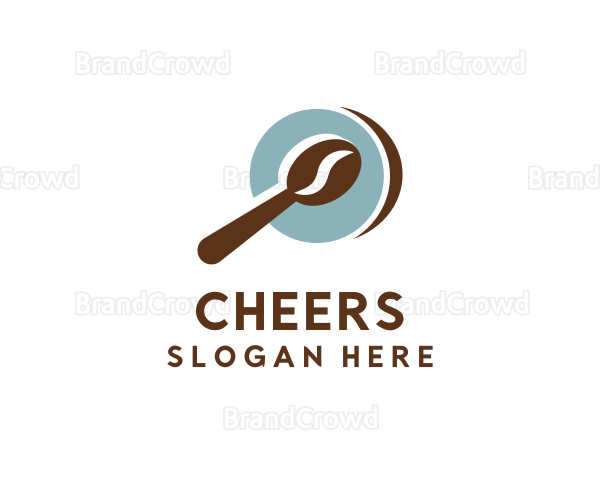 Coffee Bean Spoon Logo