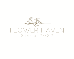 Natural Flower Fragrance  logo design