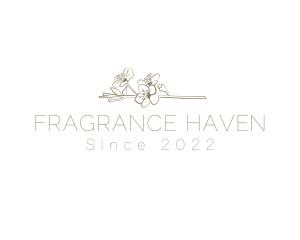 Natural Flower Fragrance  logo design