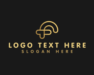 Rounded - Startup Studio Letter F logo design