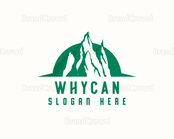 Mountain Hiking Adventure Logo