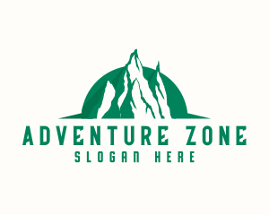 Mountain Hiking Adventure logo design