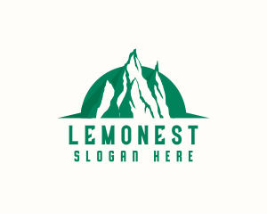 Adventure - Mountain Hiking Adventure logo design