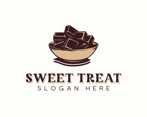 Candy - Chocolate Candy Bowl logo design