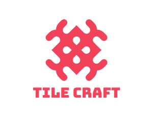 Tile - Pink Tile Pattern logo design