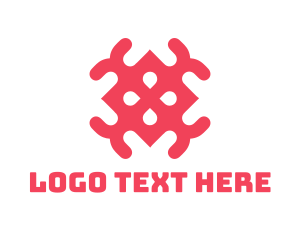 Pink Tile Pattern Logo