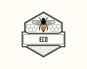 Bee Wasp Honey logo design
