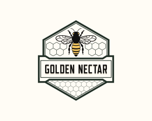 Honey - Bee Wasp Honey logo design