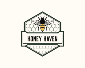 Bee Wasp Honey logo design