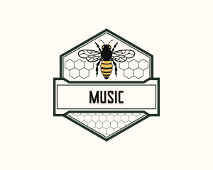 Apothecary - Bee Wasp Honey logo design