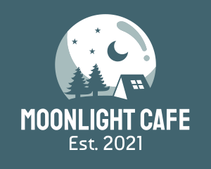 Night - Night Camping Site logo design