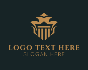 Column - Asset Management Column logo design