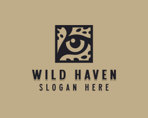 Wild Leopard Eye logo design