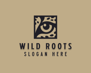 Wild Leopard Eye logo design