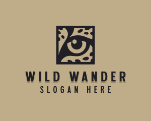 Wild Leopard Eye logo design