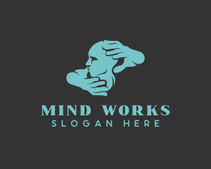 Mental Wellness Hands logo design