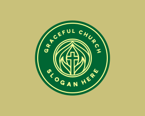 Church - Church Cross Christianity logo design