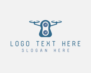 Drone - Drone Surveillance Camera logo design