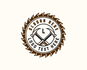 Badge - Hammer Saw Repair logo design