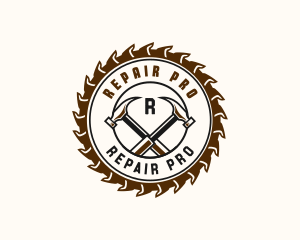 Hammer Saw Repair logo design